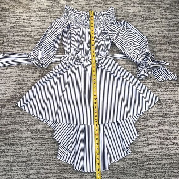 New CAROLINE CONSTAS Lou Striped Dress Small - Picture 10 of 14